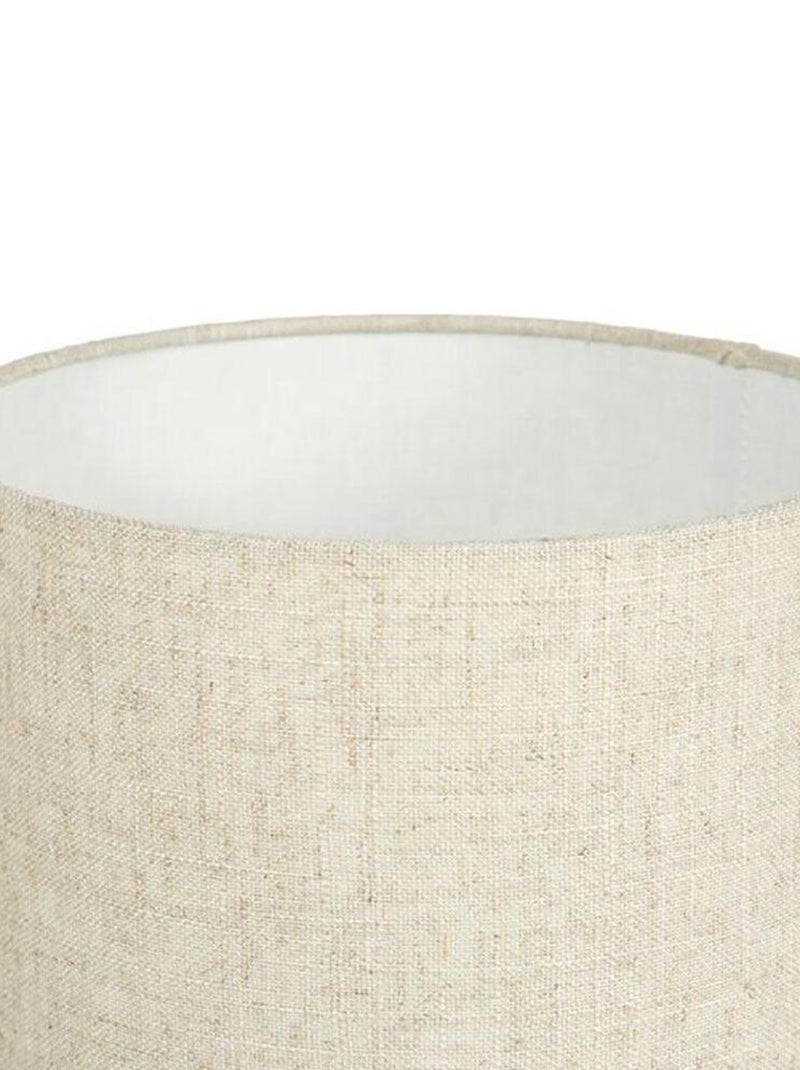 Lampe pétales céramique lin beige Beige - Kiabi