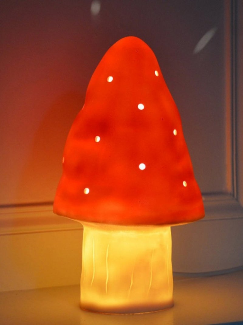 Lampe petit champignon Rouge - Kiabi