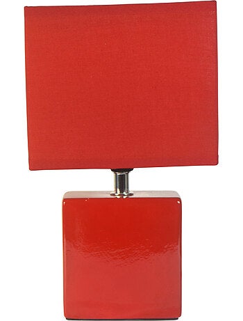 Lampe pied carre mat