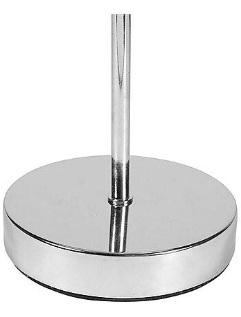 Lampe pied métal argenté Brume