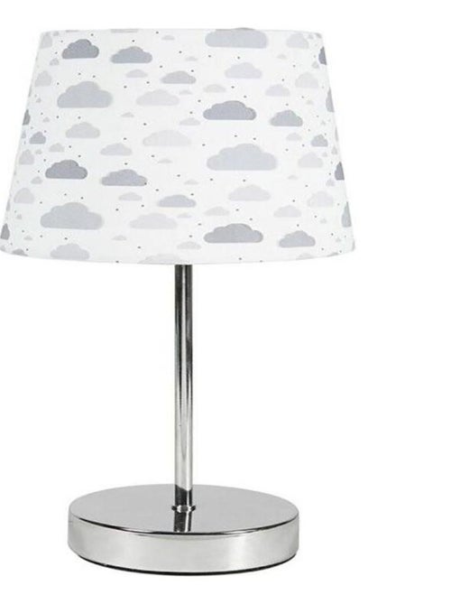 Lampe pied métal argenté Brume - Kiabi