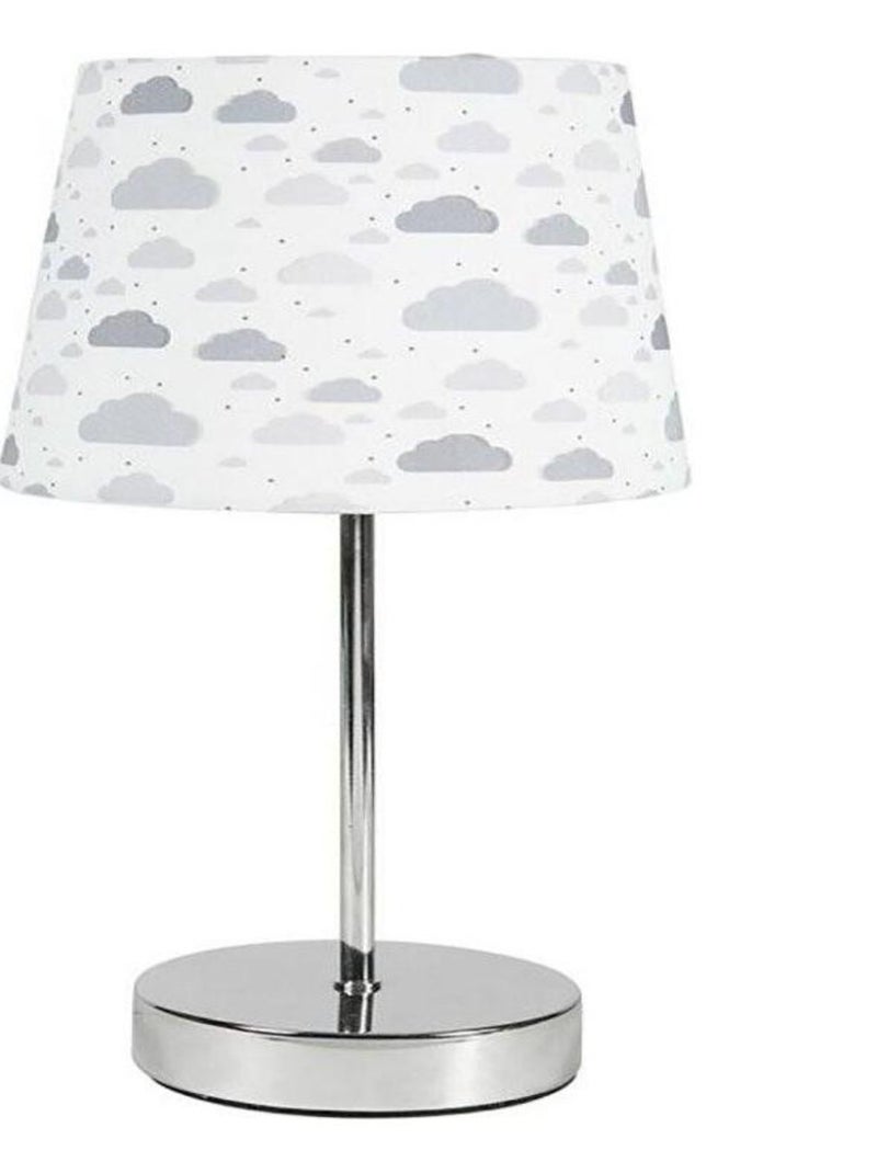 Lampe pied métal argenté Brume Argent - Kiabi