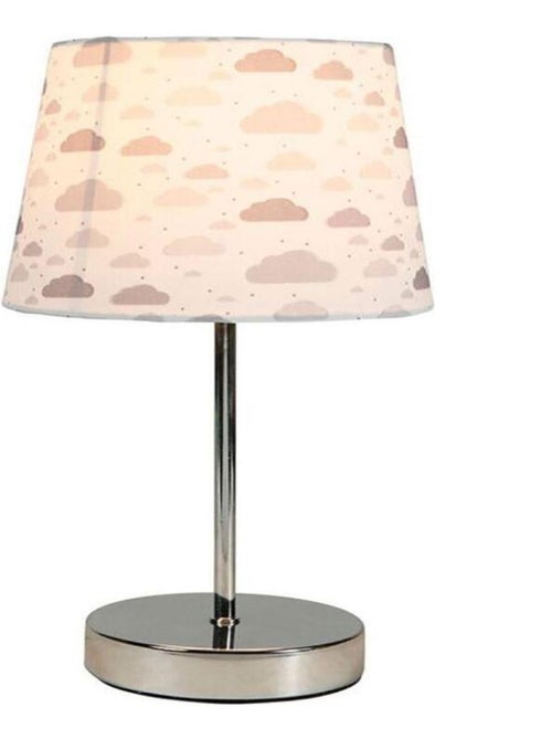 Lampe pied métal argenté Brume - Kiabi