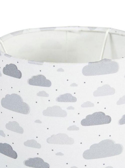 Lampe pied métal argenté Brume - Kiabi