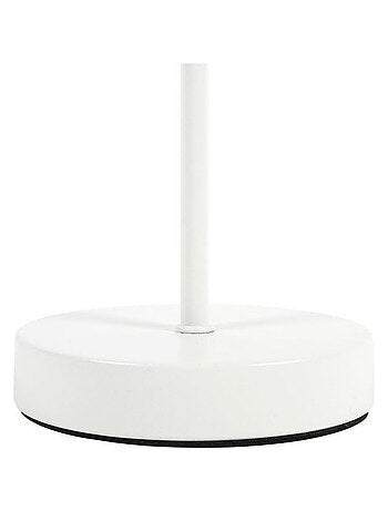 Lampe pied métal Hippie blanc rouge