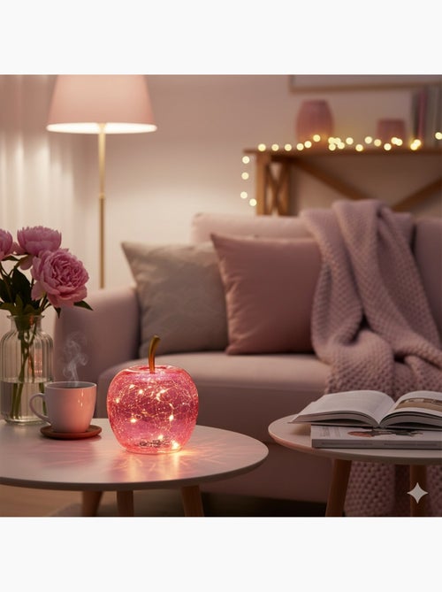 Lampe Pomme lumineuse 10 Led - Kiabi