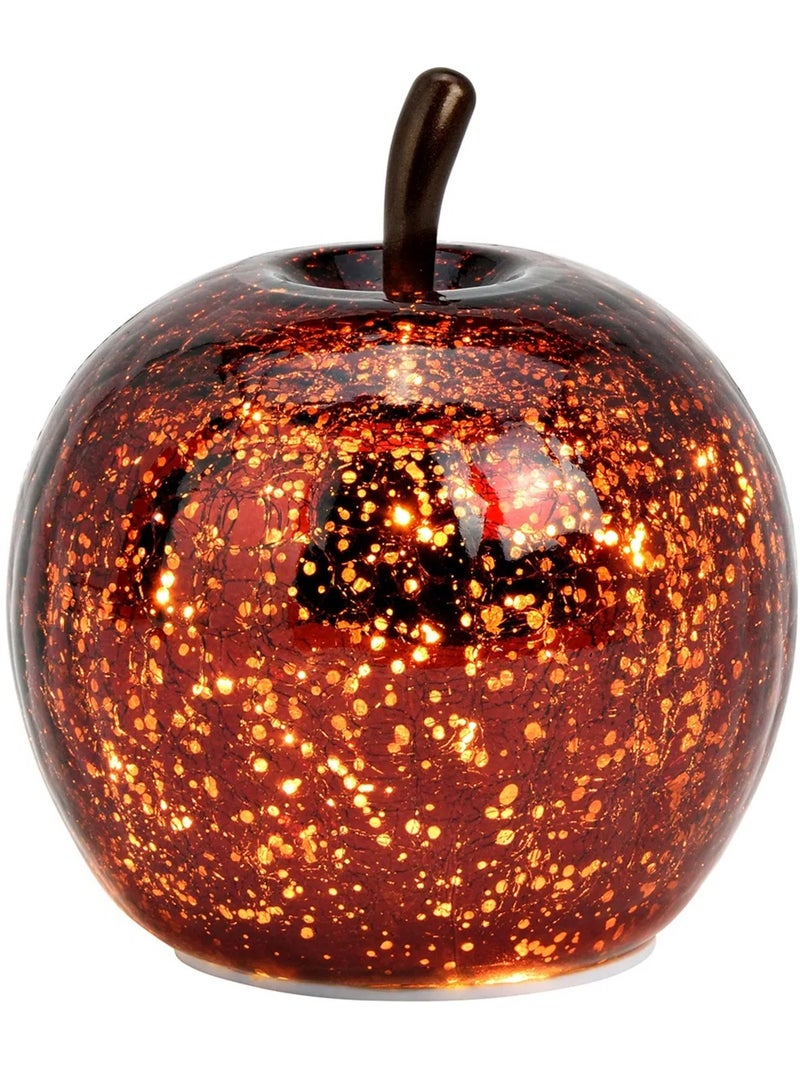 Lampe Pomme lumineuse 10 Led Rouge foncé - Kiabi