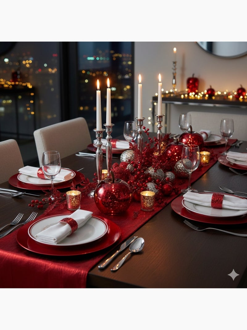 Lampe Pomme lumineuse 10 Led Rouge foncé - Kiabi