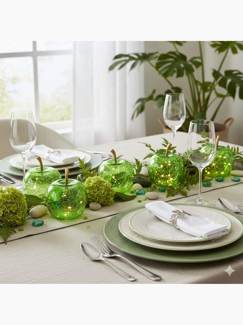 Lampe Pomme lumineuse 10 Led Vert clair - Kiabi