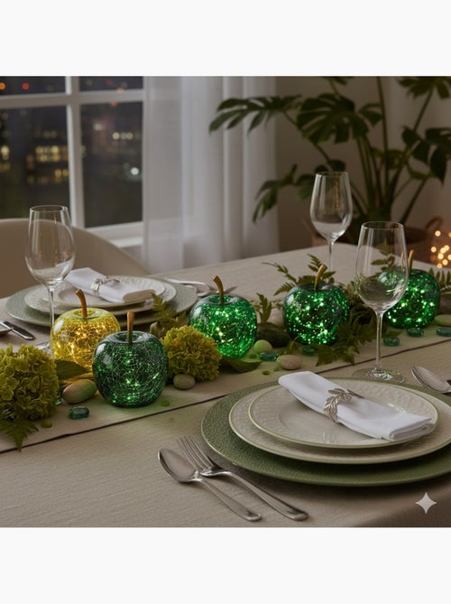 Lampe Pomme lumineuse 10 Led - Kiabi