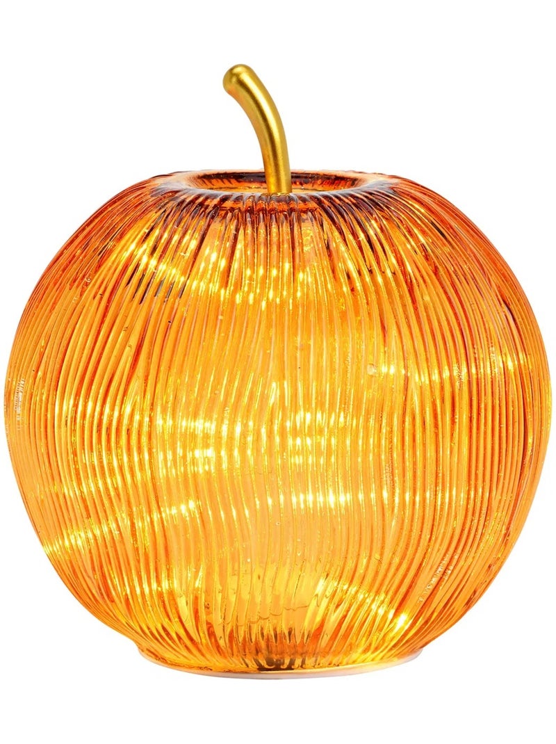 Lampe Pomme lumineuse 15 Led Orange - Kiabi