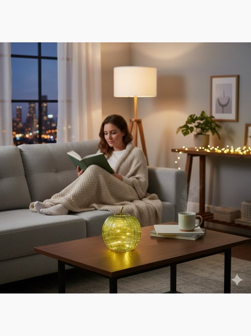 Lampe Pomme lumineuse 15 Led - Kiabi