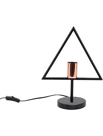 Lampe ? poser design forme triangle