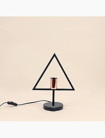 Lampe ? poser design forme triangle