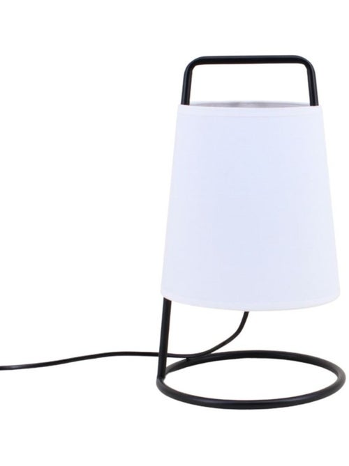 Lampe ? poser moderne en m?tal noir 35cm - Kiabi
