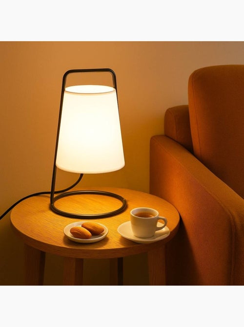 Lampe ? poser moderne en m?tal noir 35cm - Kiabi