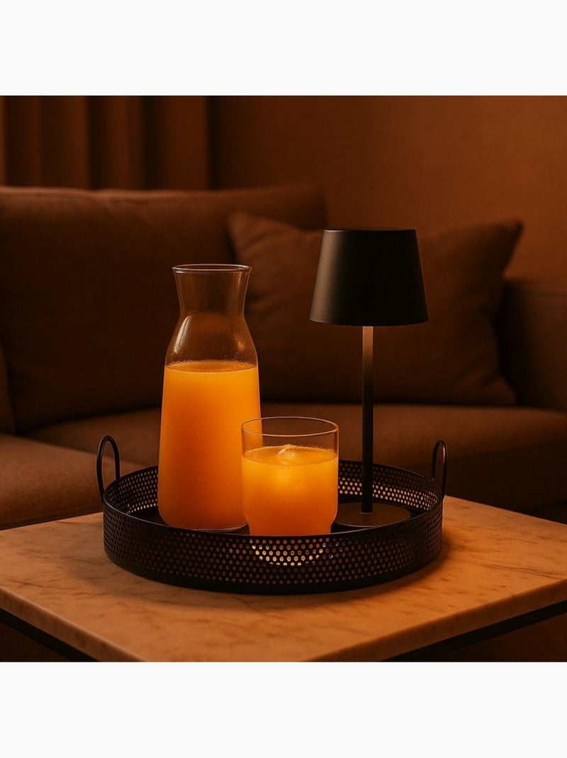 Lampe recharg. USB en métal 27cm Noir - Kiabi