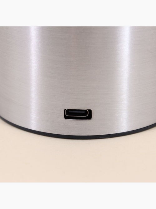 Lampe recharg. USB IP 44 en aluminium 34cm - Kiabi