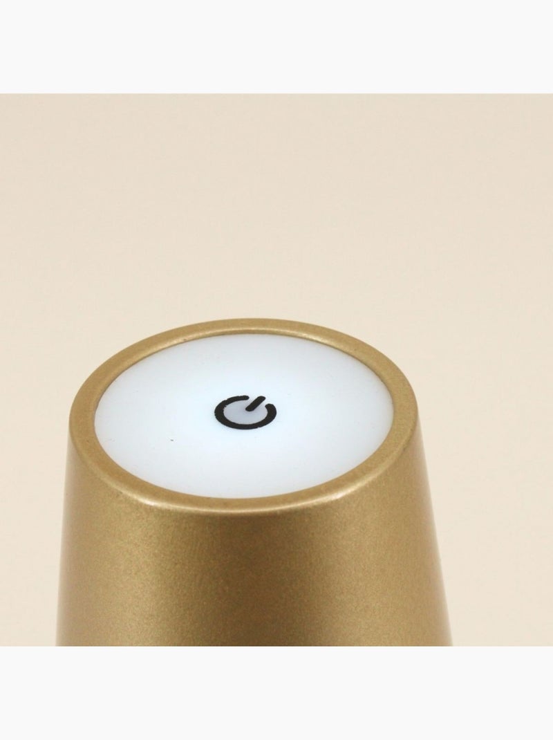 Lampe rechargeable USB en métal 27cm Doré - Kiabi