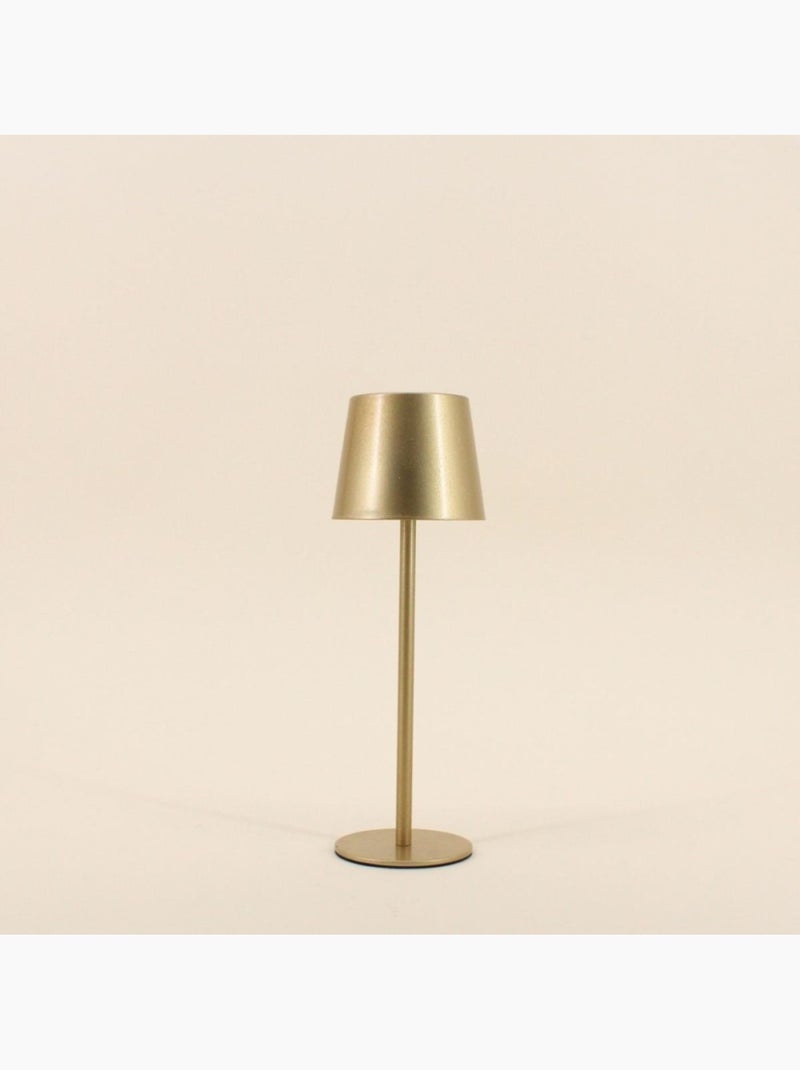 Lampe rechargeable USB en métal 27cm Doré - Kiabi