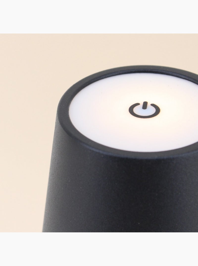 Lampe rechargeable USB en métal 27cm Noir - Kiabi