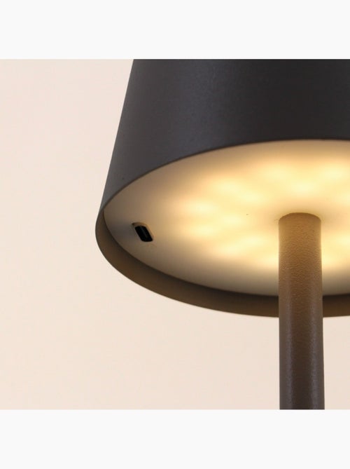 Lampe rechargeable USB en métal 27cm - Kiabi