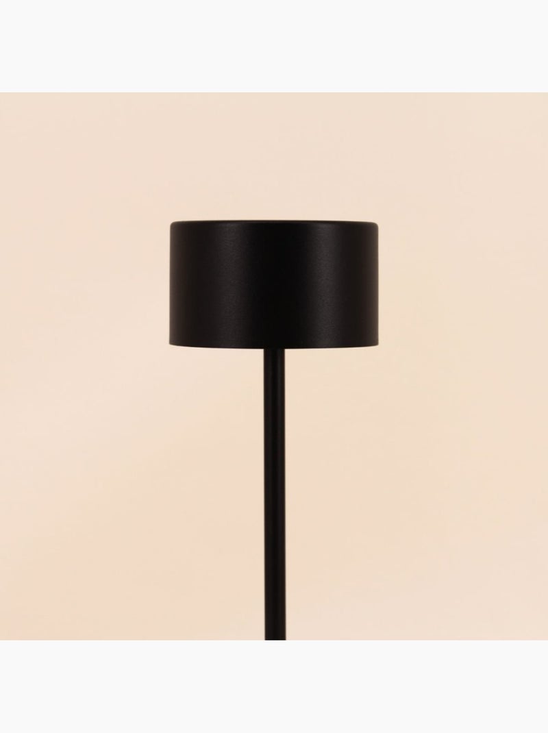 Lampe rechargeable USB IP44 en métal noir 27cm Noir - Kiabi
