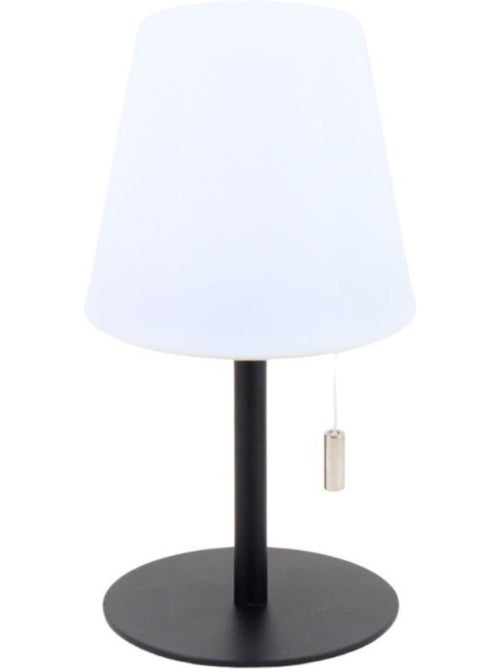 Lampe rechargeable USB IP44 métal noir 20cm - Kiabi