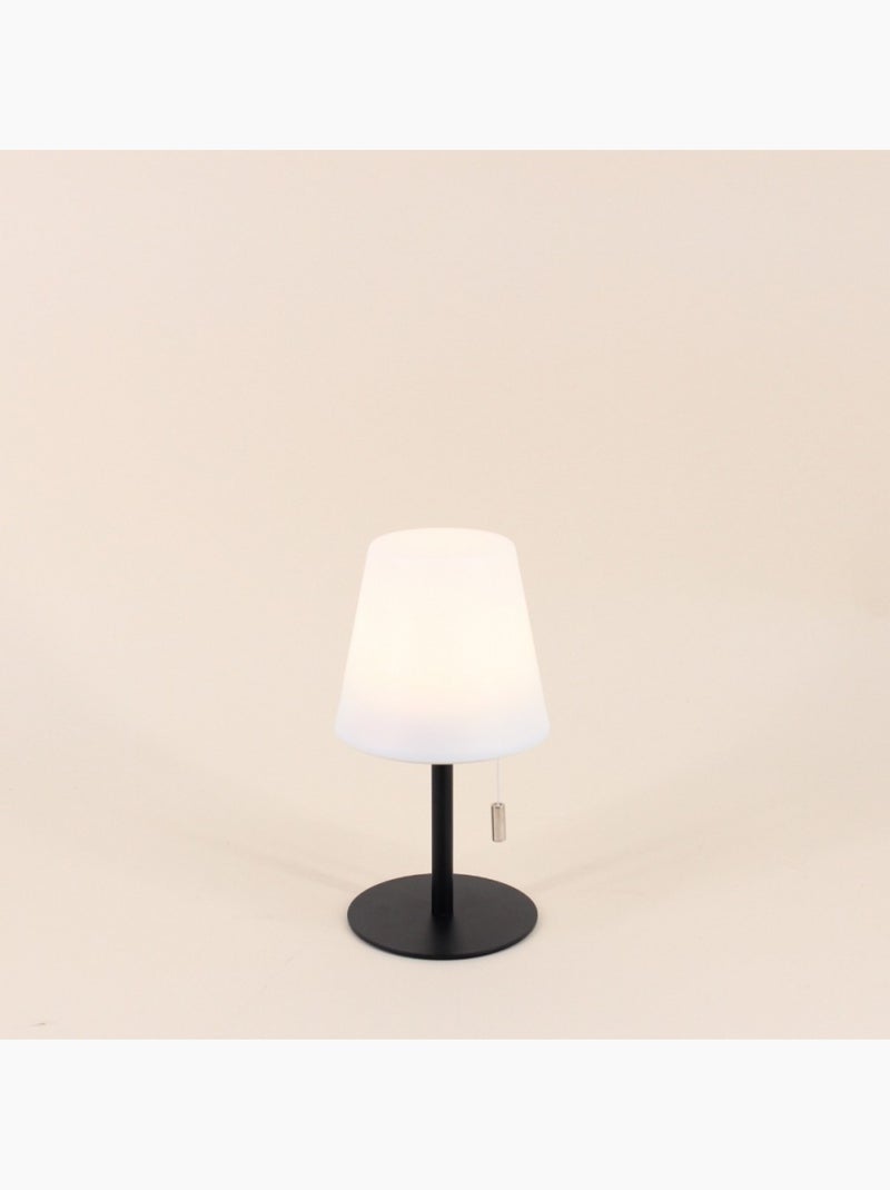 Lampe rechargeable USB IP44 métal noir 20cm Blanc - Kiabi