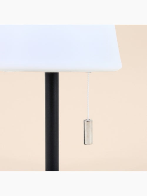 Lampe rechargeable USB IP44 métal noir 20cm - Kiabi