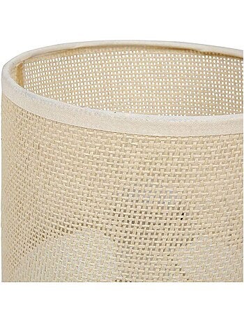 Lampe rotin abat-jour naturel