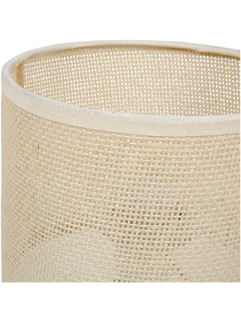 Lampe rotin abat-jour naturel Beige - Kiabi