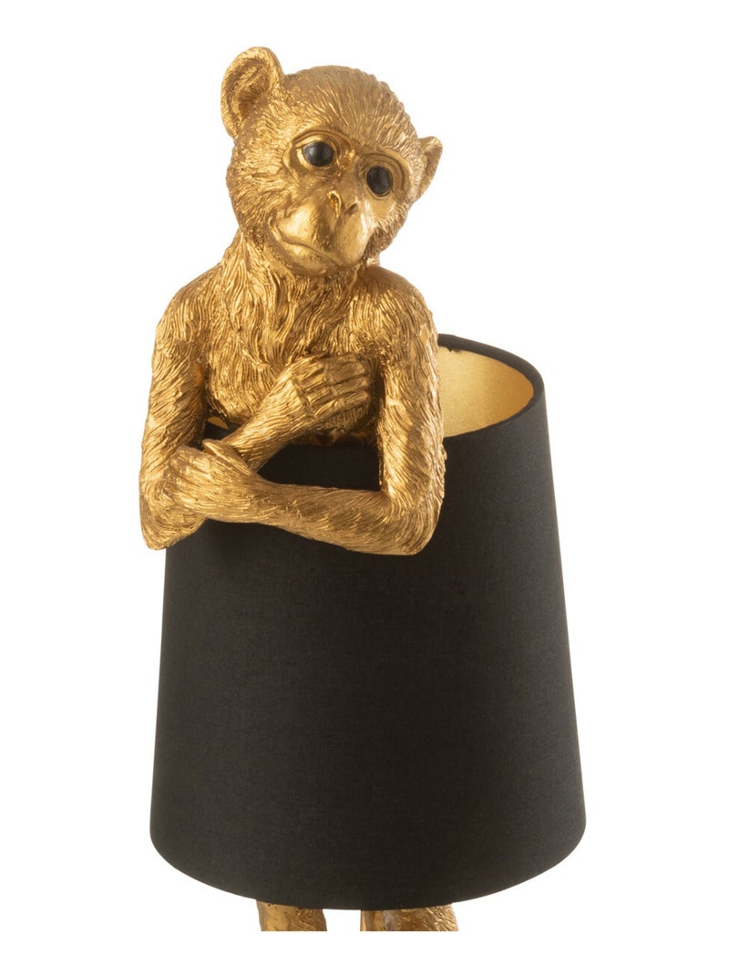Lampe Singe en résine Doré/or - Kiabi