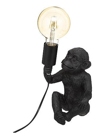 Lampe Singe noir H24.5