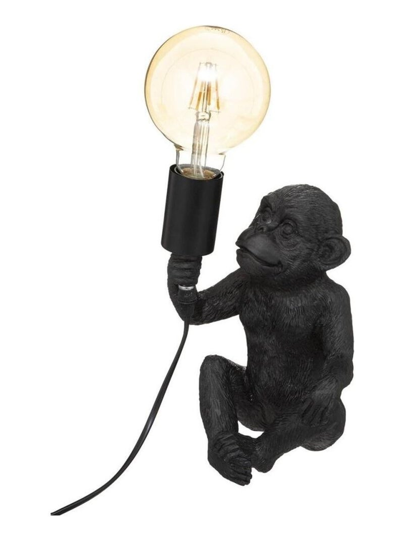 Lampe Singe noir H24.5 Noir - Kiabi