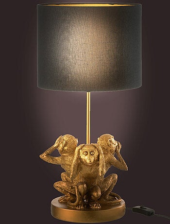 Lampe Singes de la sagesse en résine
