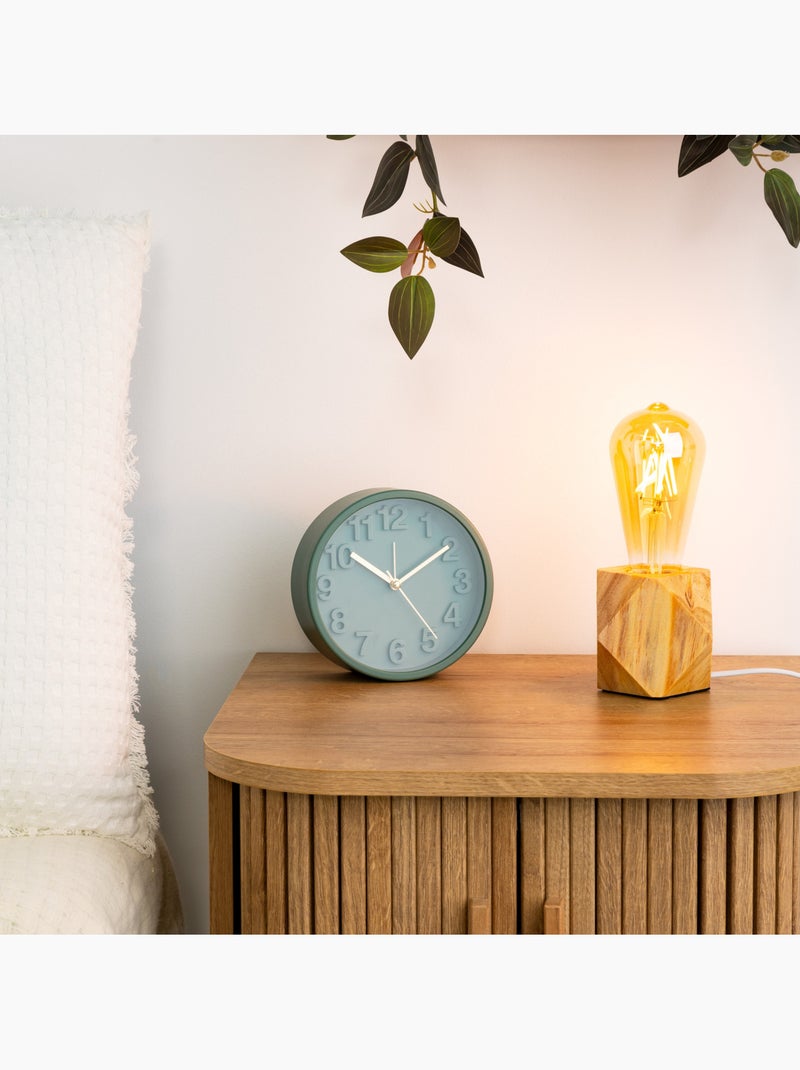 Lampe socle bois de pin design origami BAHIA Beige - Kiabi