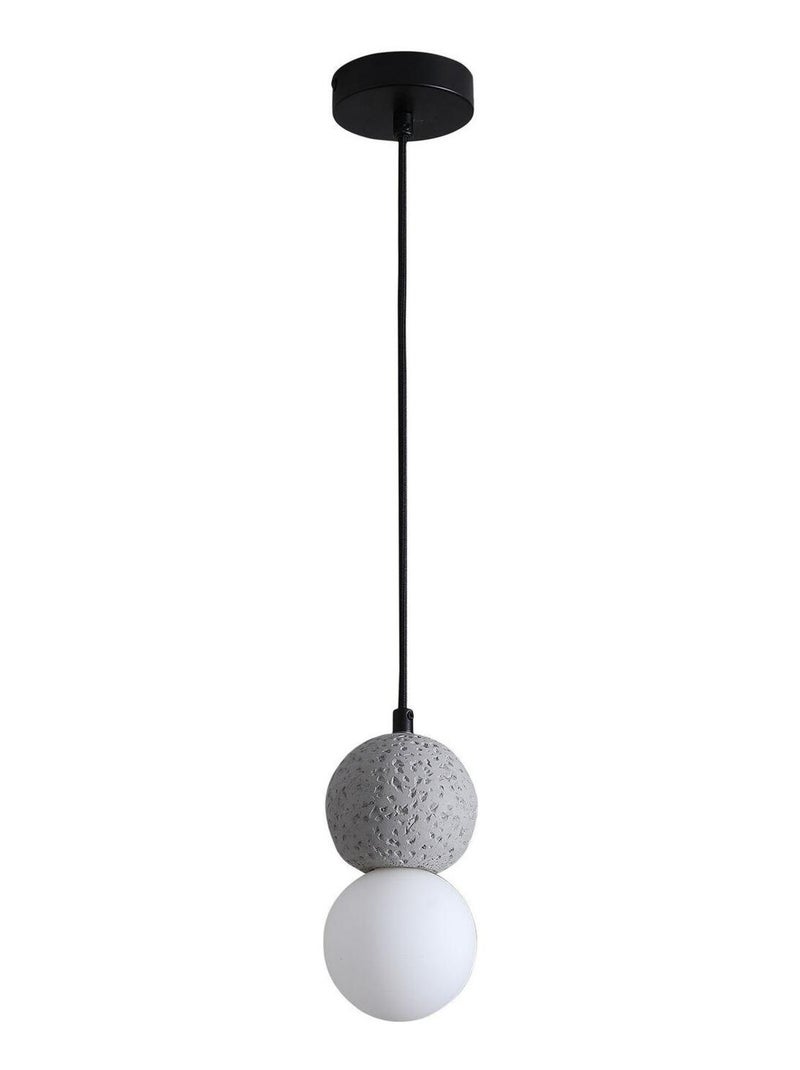 Lampe sphérique en suspension en verre avec 150 cm - House Nordic Transparent - Kiabi