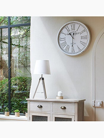 Lampe trépied en bois RUNO