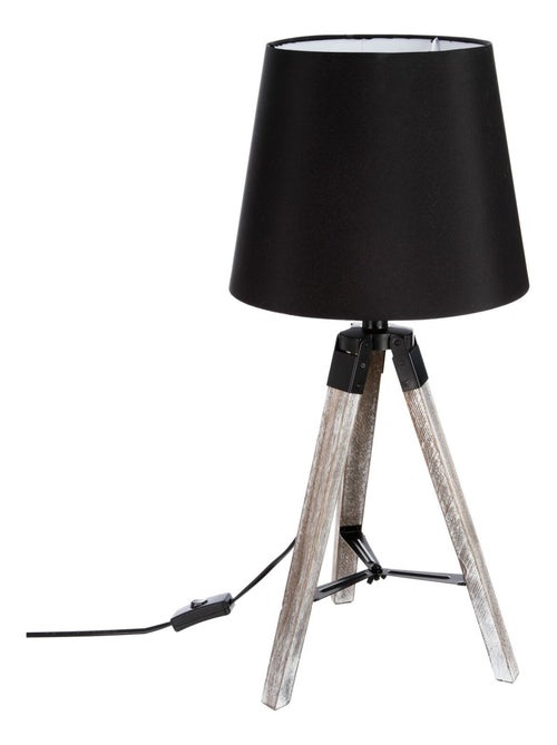 Lampe trépied en bois RUNO - Kiabi