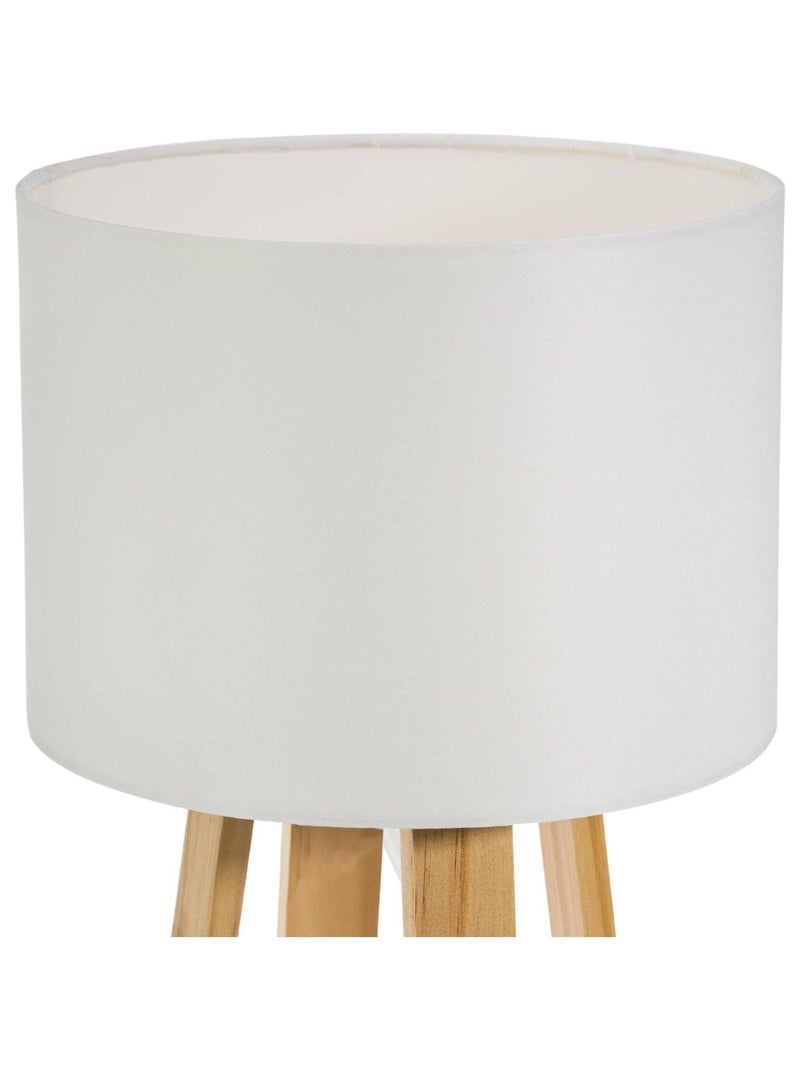 Lampe trépied esprit scandinave Blanc - Kiabi