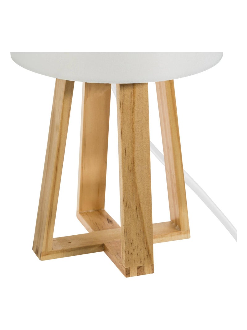 Lampe trépied esprit scandinave Blanc - Kiabi