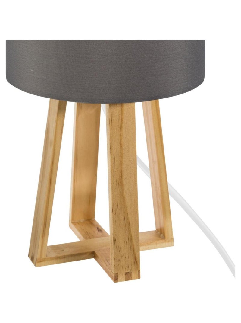 Lampe trépied esprit scandinave Gris clair - Kiabi