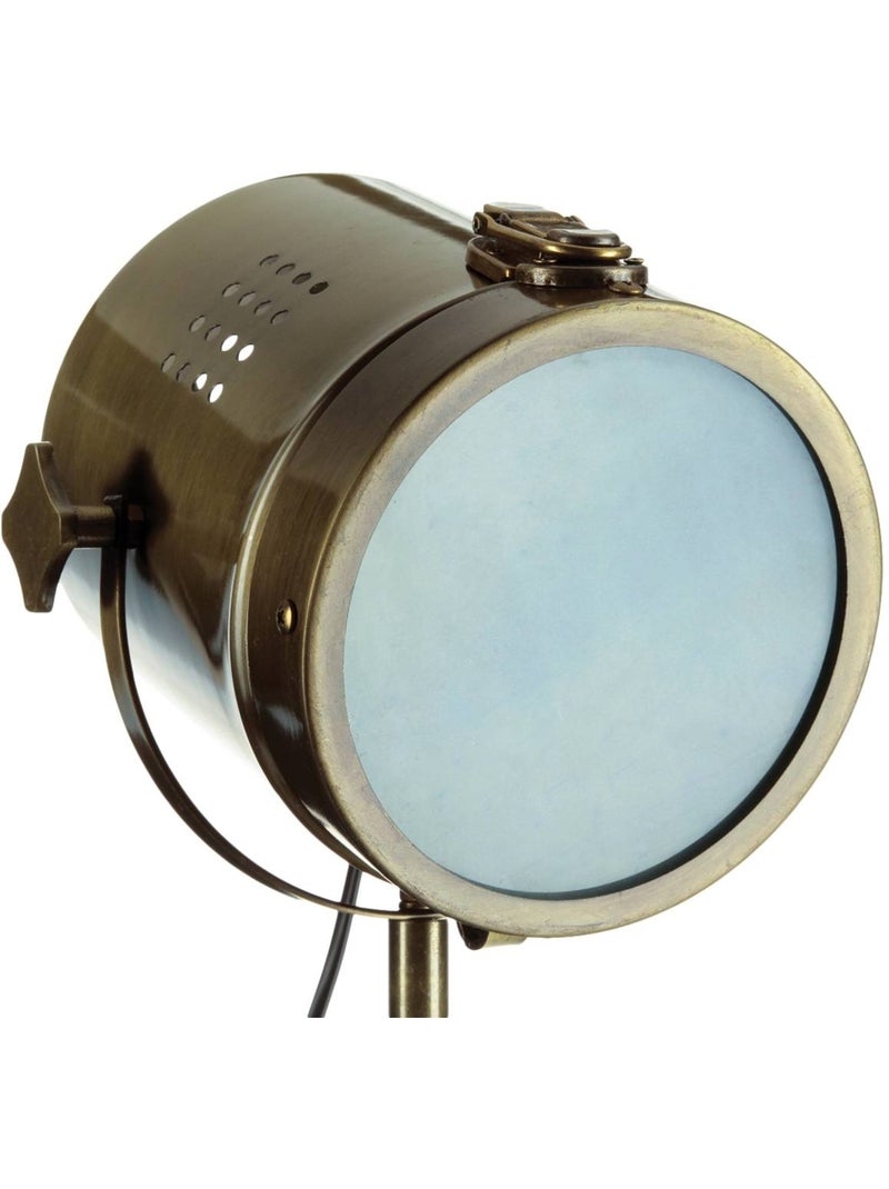 Lampe trépied projecteur orientable EBOR Bronze - Kiabi