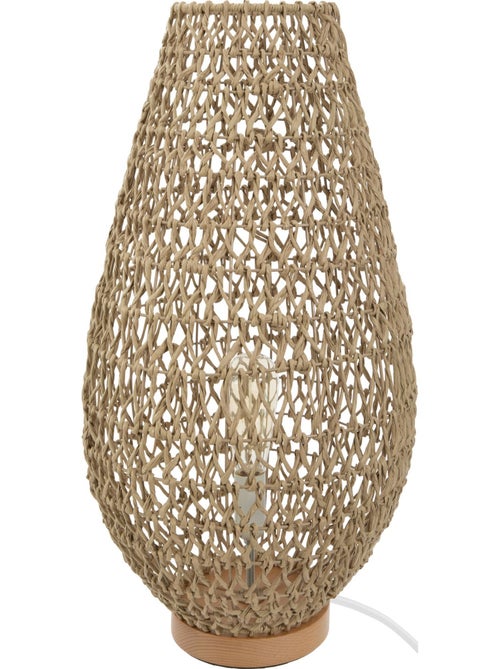 Lampe tressée à poser ETEL - Kiabi