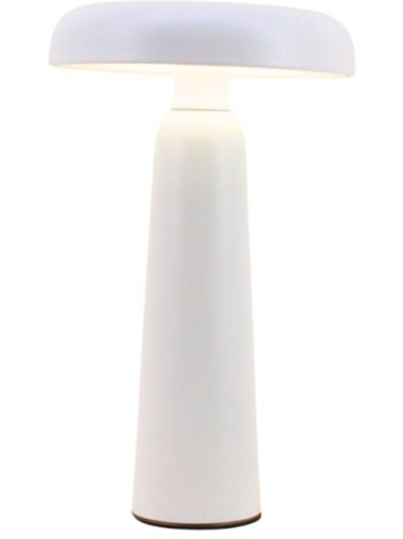 Lampe USB tactile champignon 23cm Blanc - Kiabi