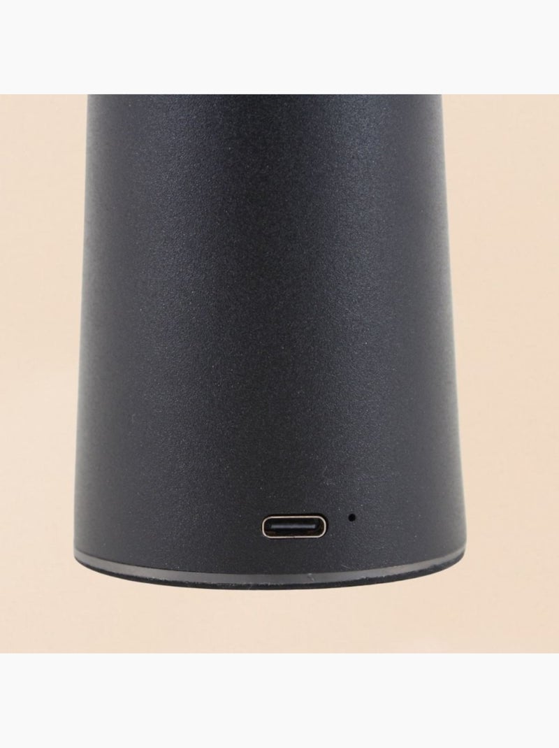 Lampe USB tactile champignon 23cm Noir - Kiabi