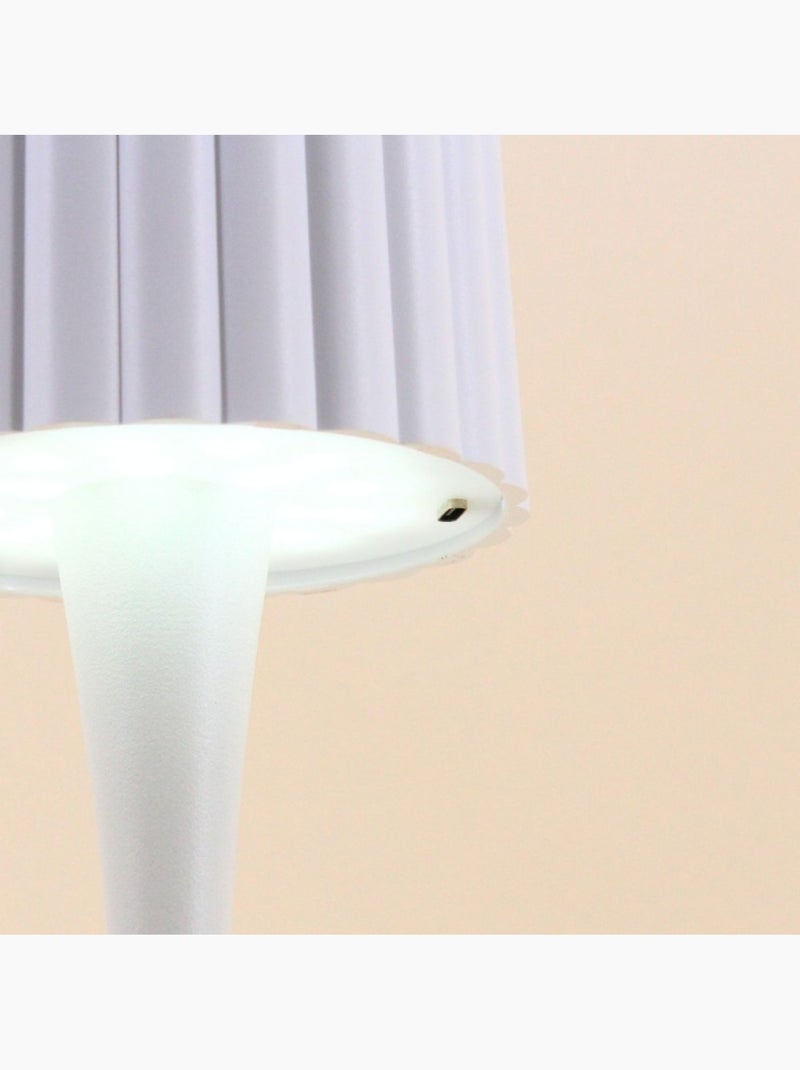 Lampe USB tactile design 27cm Blanc - Kiabi