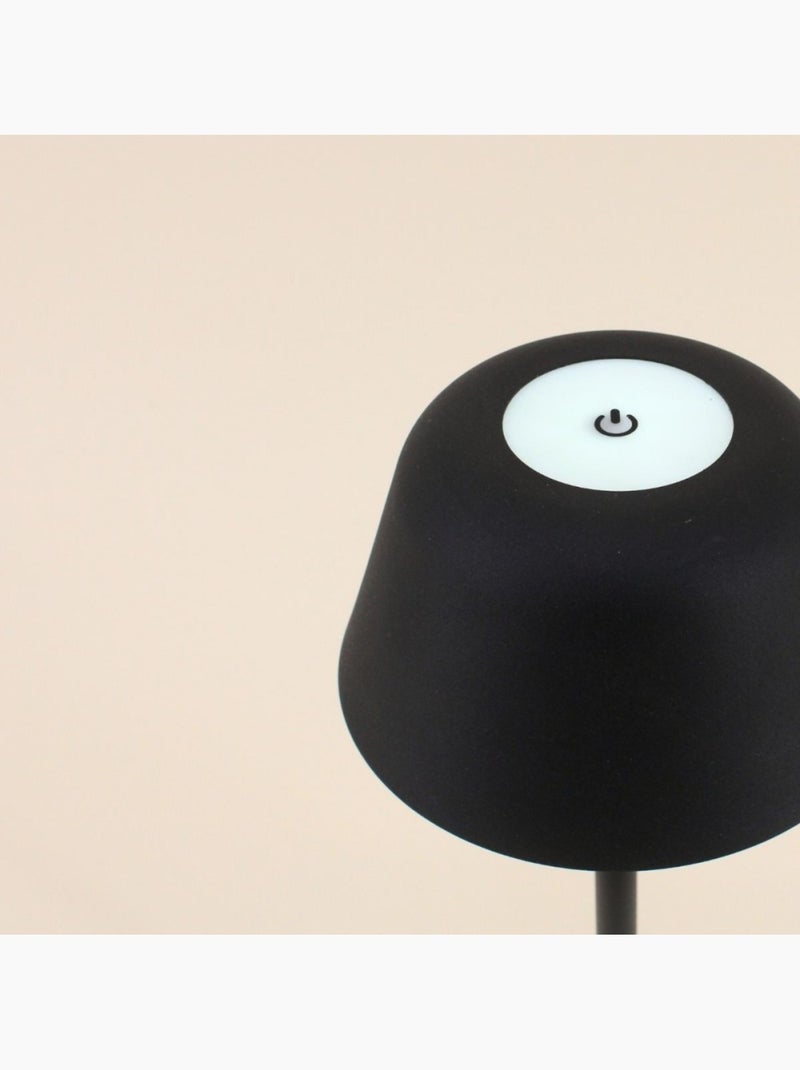 Lampe USB tactile métal noir 38cm Noir - Kiabi