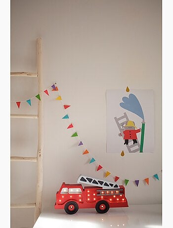 Lampe Veilleuse Camion de pompiers
